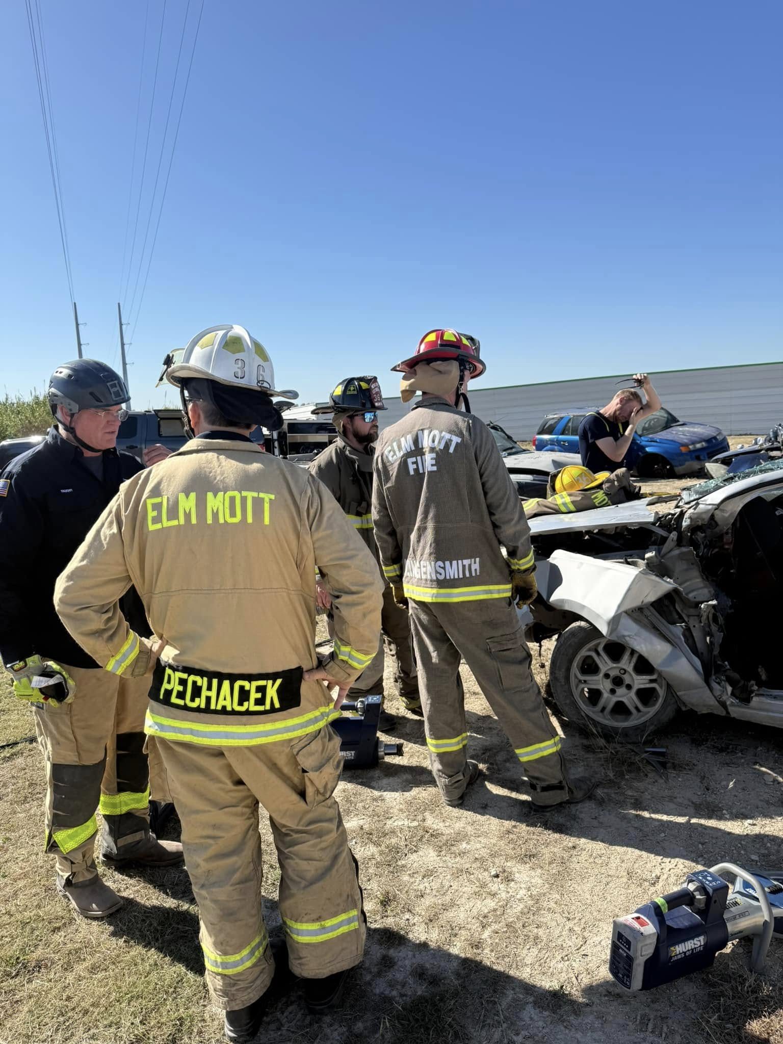 Chief Pechacek and crew run a Jaws of Life evolution