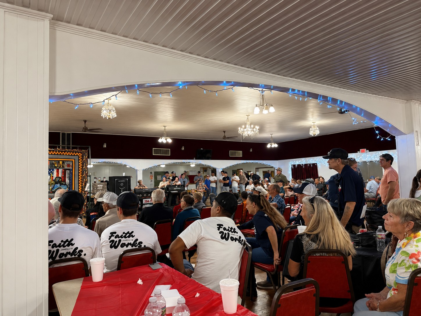 A packed Geneva Hall at the annual fundraiser