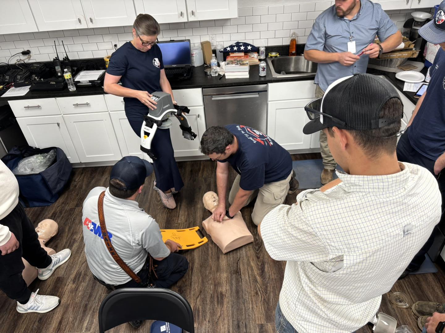 Hands-on CPR practice